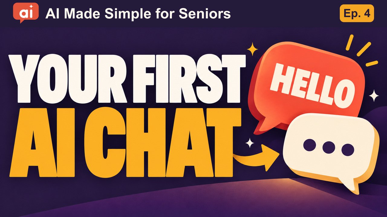 Episode 4: Your first artificial intelligence chat